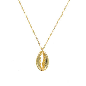 Gold Color Sea Hell Pendant Necklace