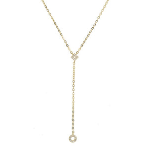 Gold-Color Chain Collier Necklace