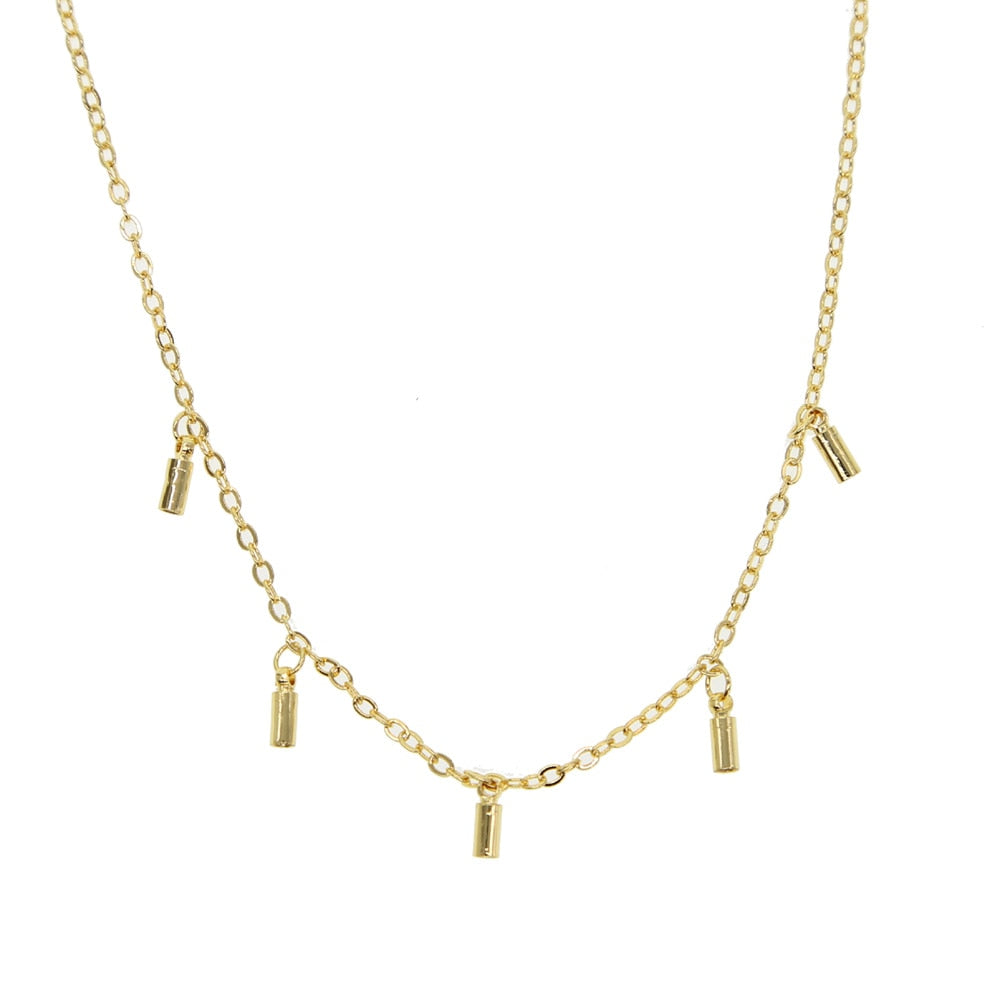 Gold Color Chain Necklace