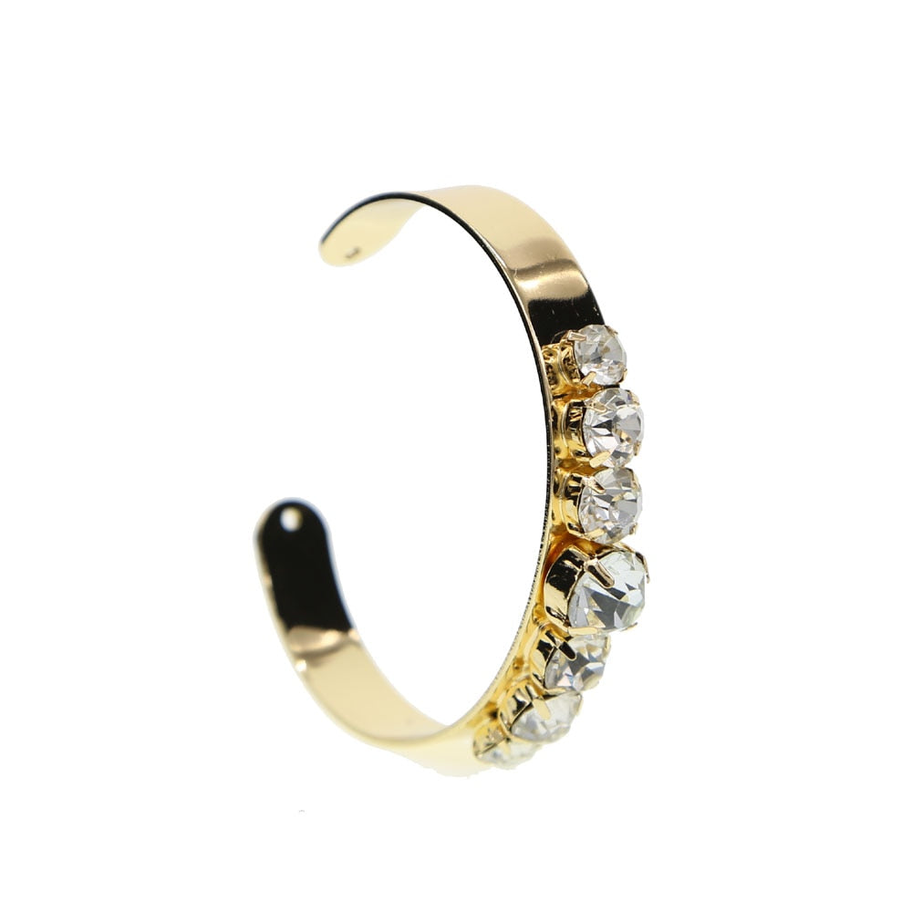 Golden Trendy Bangle Bracelet