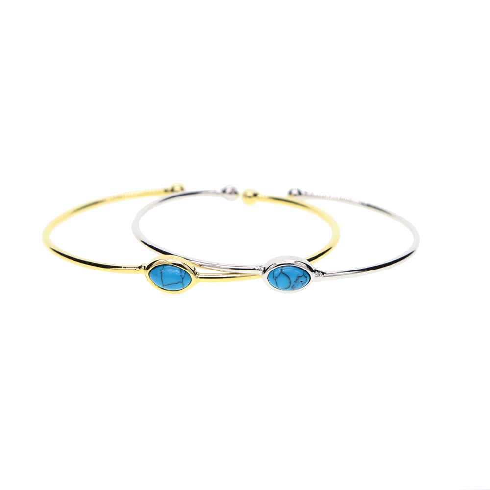 Copper Jewelry Turquoises Bracelet